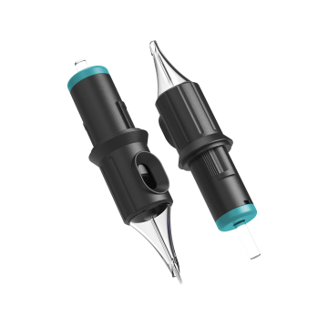 Ghost Black - Kartridże do tatuażu, 20 szt.: Hollow Liner/Long Taper