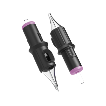 Ghost Black - Kartridże do tatuażu, 20 szt.: Liner Bugpin/Long Taper