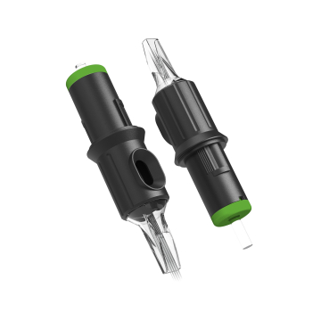 Ghost Black - Kartridże do tatuażu, 20 szt.: Soft Edge Magnum Bugpin/Medium Taper