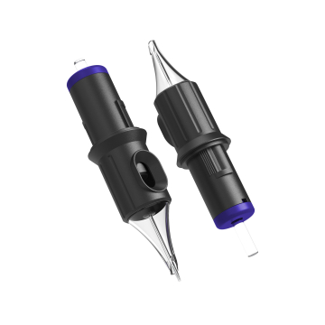 Ghost Black - Kartridże do tatuażu, 20 szt.: Nano Liner/Long Taper