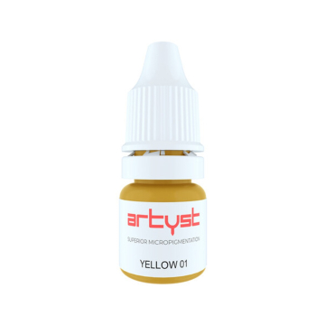 Artyst Yellow 01 - Pigment korygujący PMU, 10 ml