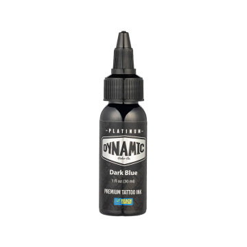 Platinum by Dynamic Dark Blue - Tusz do tatuażu, 30 ml