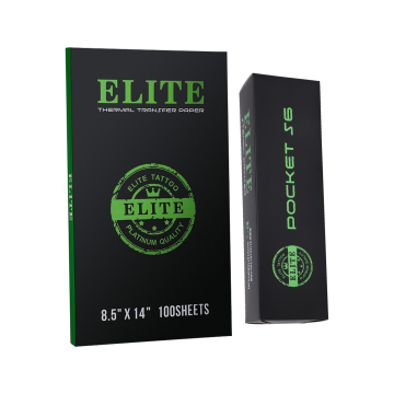 Elite Pocket S6 USB - Termodrukarka + 100 szt. kalki długiej do termotransferu Elite (21,59 x 35,56 cm)