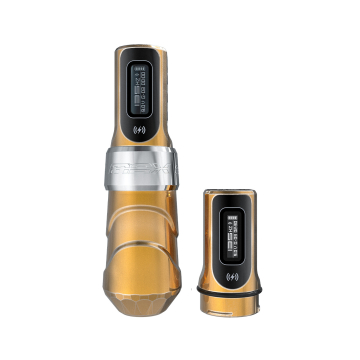 FK Irons Flux Max 4,0 mm - Maszynka do tatuażu + 2 x akumulator PowerBolt II, kolor: N-1