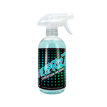 The Sprizz Superfoam Ink-Away spray bottle 500ml, blue fluid