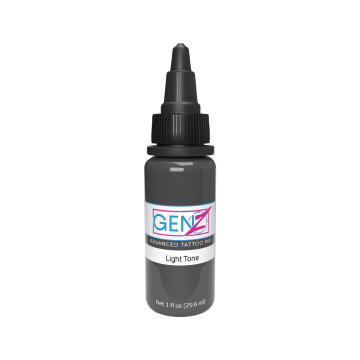 Light Tone Intenze Ink Gen-Z Bob Tyrrell Advanced Black & Grey - Tusz do tatuażu, 30 ml
