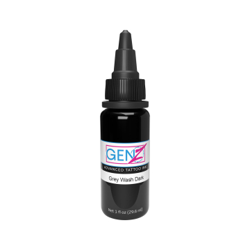 Intenze Ink Gen-Z Greywash Dark - Tusz do tatuażu, 30 ml