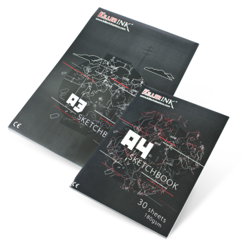 Szkicownik Killer Ink 180GSM A3 lub A4 (30 kartek)