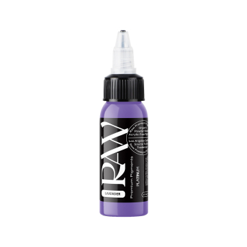 Raw Pigments Platinum Lavender - Tusz do tatuażu, 30ml