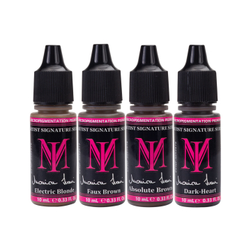 Monica Ivani Signature Series by Li Pigments - Zestaw pigmentów PMU, 4 x 10 ml - EU REACH