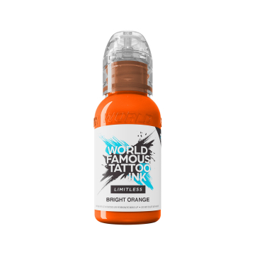 World Famous Limitless Bright Orange - Tusz do tatuażu, 30 ml