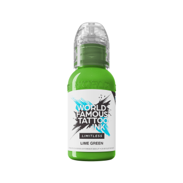 World Famous Limitless Lime Green - Tusz do tatuażu, 30 ml