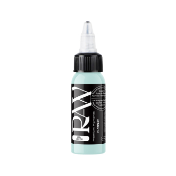 Raw Pigments Platinum Sea Green - Tusz do tatuażu, 30ml