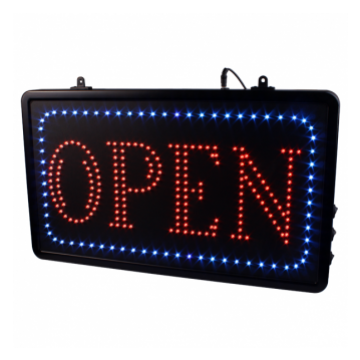 Szyld LED z łańcuszkiem do zawieszenia - OPEN - wtyczka Szyld LED z łańcuszkiem do zawieszenia - OPEN - wtyczka