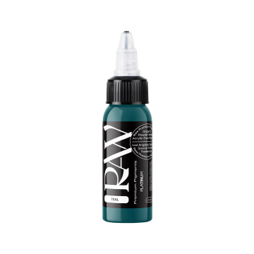 Raw Pigments Platinum Teal - Tusz do tatuażu, 30ml