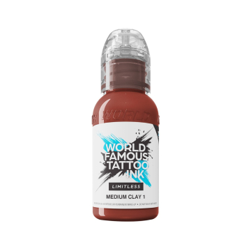 World Famous Limitless - Medium Clay 1 - Tusz do tatuażu 30ml