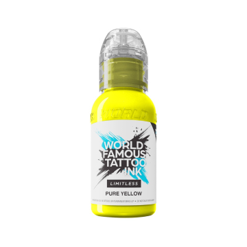 World Famous Limitless - Pure Yellow - Tusz do tatuażu 30ml