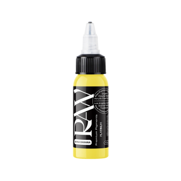 Raw Pigments Platinum Anna Banana - Tusz do tatuażu, 30ml