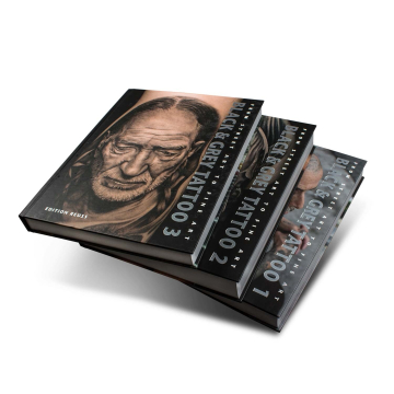 Książka: „Black & Grey Tattoo", komplet tomów 1-3 (Edition Reuss)