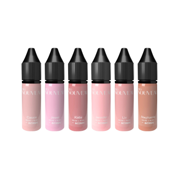 Pro Nouveau Pigments Blush Collection - Zestaw pigmentów PMU, 6x 15 ml