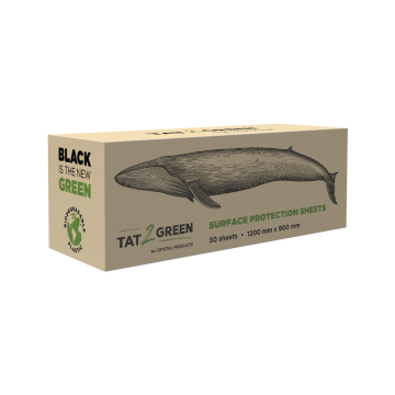 Tat2Green arkusze do ochrony powierzchni, czarne 1200 x 900 mm, 30 szt.