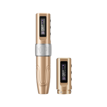 POPU Mini Diva - Bprzewodowa maszynka PMU + dod. akumulator, szampan