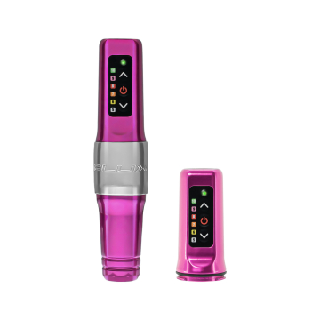 Microbeau Flux Mini - Maszynka i dod. akumulator Powerbolt Mini - Róż bubblegum