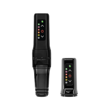 Microbeau Flux Mini - Maszynka i dod. akumulator Powerbolt Mini - Czarny