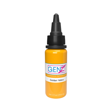 Golden Yellow Intenze Ink Gen-Z 19 Color - Tusz do tatuażu, 30 ml