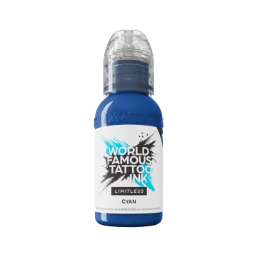 World Famous Limitless Cyan - Tusz do tatuażu, 30 ml