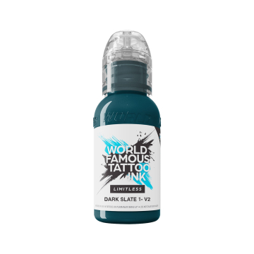 World Famous Limitless Tattoo Ink - Dark Slate 1 v2 - Tusz do tatuażu, 30 ml