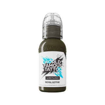 World Famous Limitless Jenna Kerr Royal Gothic - Tusz do tatuażu, 30 ml