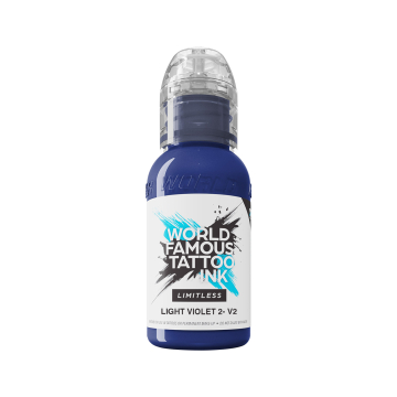 World Famous Limitless Tattoo Ink - Light Violet 2 v2 - Tusz do tatuażu, 30 ml
