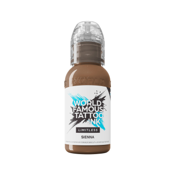 World Famous Limitless Pink Ribbon Sienna - Tusz do tatuażu, 30 ml
