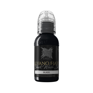 World Famous Limitless Silvano Fiato Black - Tusz do tatuażu, 30 ml