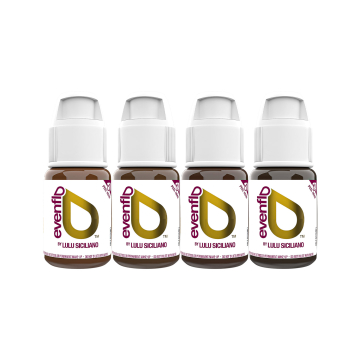 Perma Blend Luxe Evenflo - Blonde 2 Brunette Set - Tusz PMU,  4x15ml