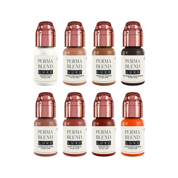 Perma Blend Luxe Vicky Martin's Unstoppable Areola Set - Tusz PMU, 8x15 ml