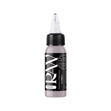 Raw Pigments Platinum Martini - Tusz do tatuażu, 30ml