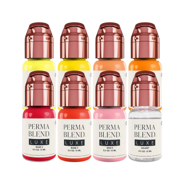 Perma Blend Luxe Carla Ricciardone Embody - Zestaw pigmentów PMU, 8x 15 ml