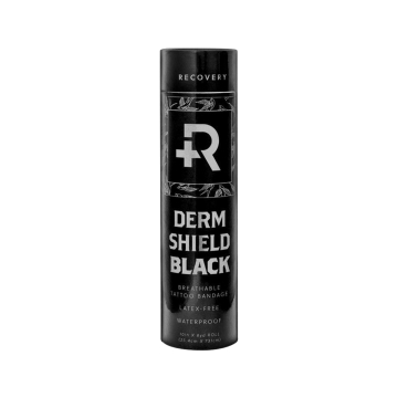 Recovery Derm Shield Ochronna folia do tatuażu w rolce, czarny - 25 cm x 7,3 m