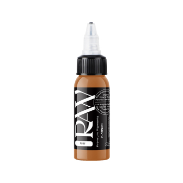 Raw Pigments Platinum Rust - Tusz do tatuażu, 30ml