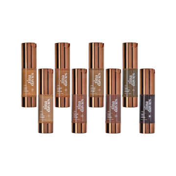 FADE Tina Davies Eyebrow Pigment Collection - Zestaw pigmentów PMU, 8 x - Pigment PMU, 15 ml (zg. z REACH)