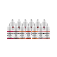 Goldeneye Coloressense Lips - Zestaw pigmentów PMU - 13 x 4 ml