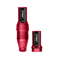 Microbeau Flux S Max - Maszynka PMU + 2 x akumulator PowerBolt II - skok 2,5 mm, kolor: Rouge