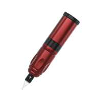 Stigma-Rotary® Force - Maszynka do tatuażu bezprzewodowa + Akumulator + Adapter RCA - Czerwona