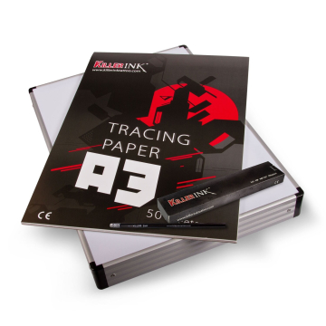 Artist Set - panel do kopiowania wzoru + kalka techniczna + ołówki