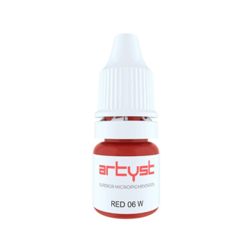 Artyst Red 06 W - Pigment PMU do warg, 10 ml