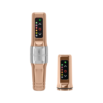 Microbeau Flux Mini - Maszynka i dod. akumulator Powerbolt Mini - Szampan