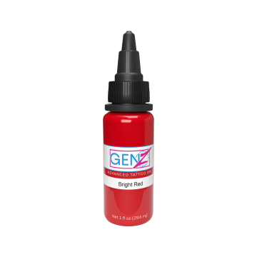 Bright Red Intenze Ink Gen-Z 19 Color - Tusz do tatuażu, 30 ml