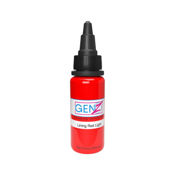 Red Light Intenze Ink Gen-Z Color Lining - Tusz do tatuażu, 30 ml